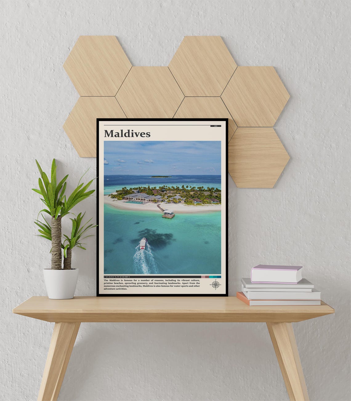 Travel Photography Maldives Print Maldives Wall Art Maldives Poster Maldives Photo Maldives Poster Print Maldives Wall Decor - Image 3