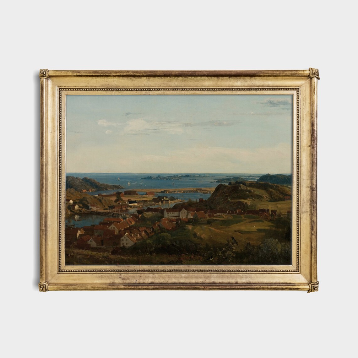 Vintage Coastal Seascape, Antique Beach Art Print - Image 4