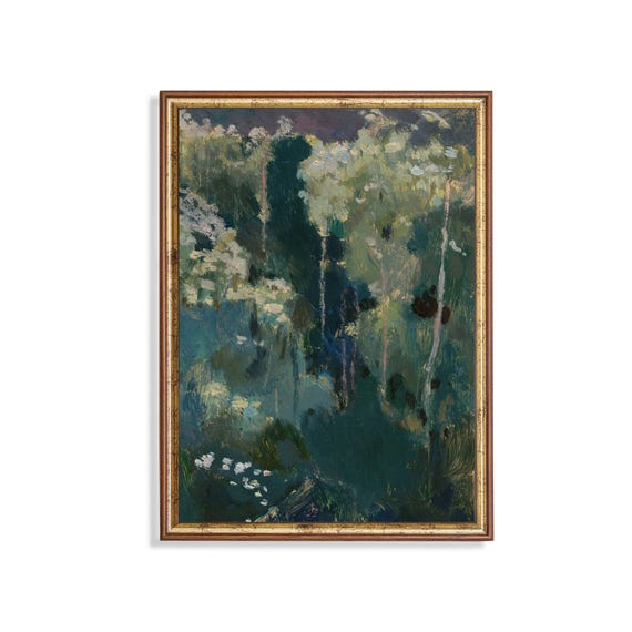 Printed And Shipped Vintage Abstract Print Textured Art Moody Rustic Wall Art Antique Abstract Artwork Living Room Art