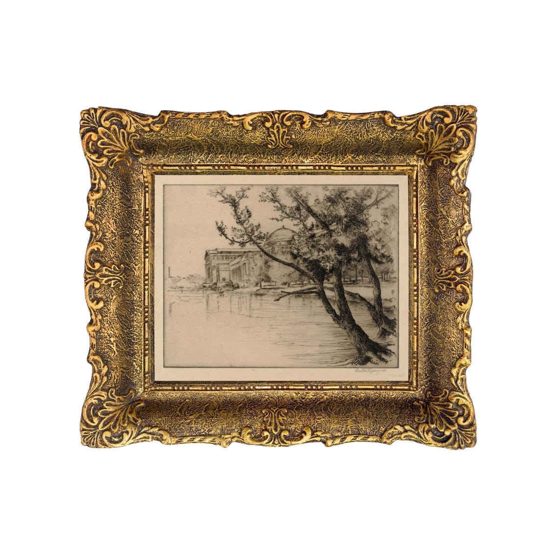 Print And Ship Architecture Sketch Print Vintage Drawing Neutral Rustic Country Decor Antique Etching Wall Art Museum Art