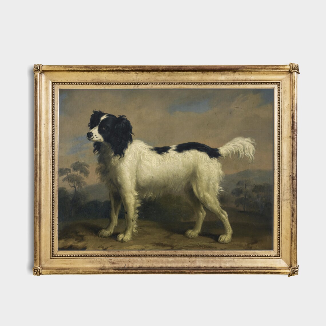 Vintage Spaniel Animal Print, Rustic Dog Art Print - Image 4