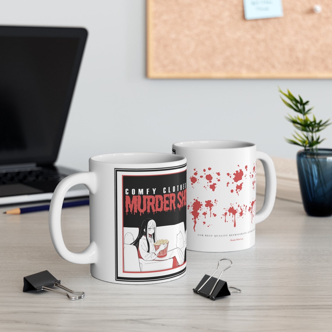 Funny Murder Shows Coffee Campfire Fall Mug - Image 4
