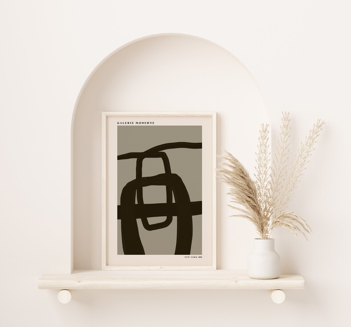Minimalist Abstract, Modern Gallery Poster - Image 2