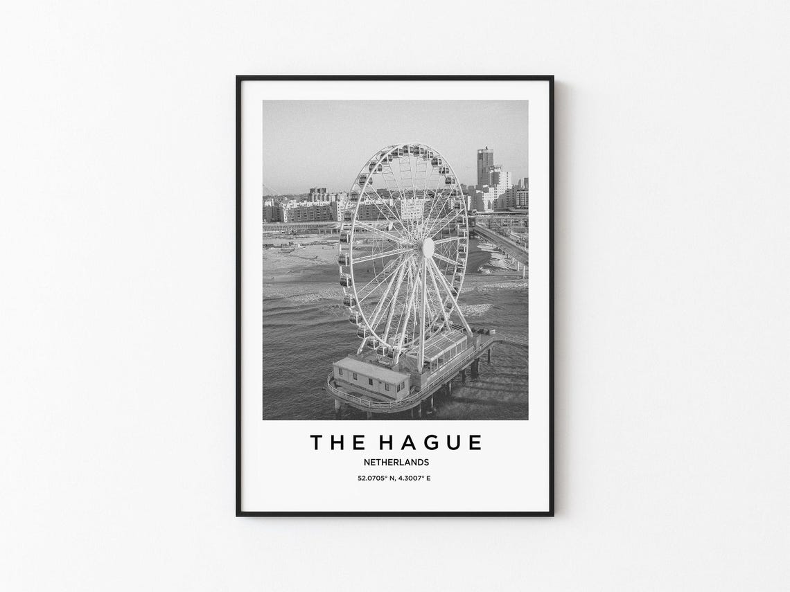 The Hague Travel Poster