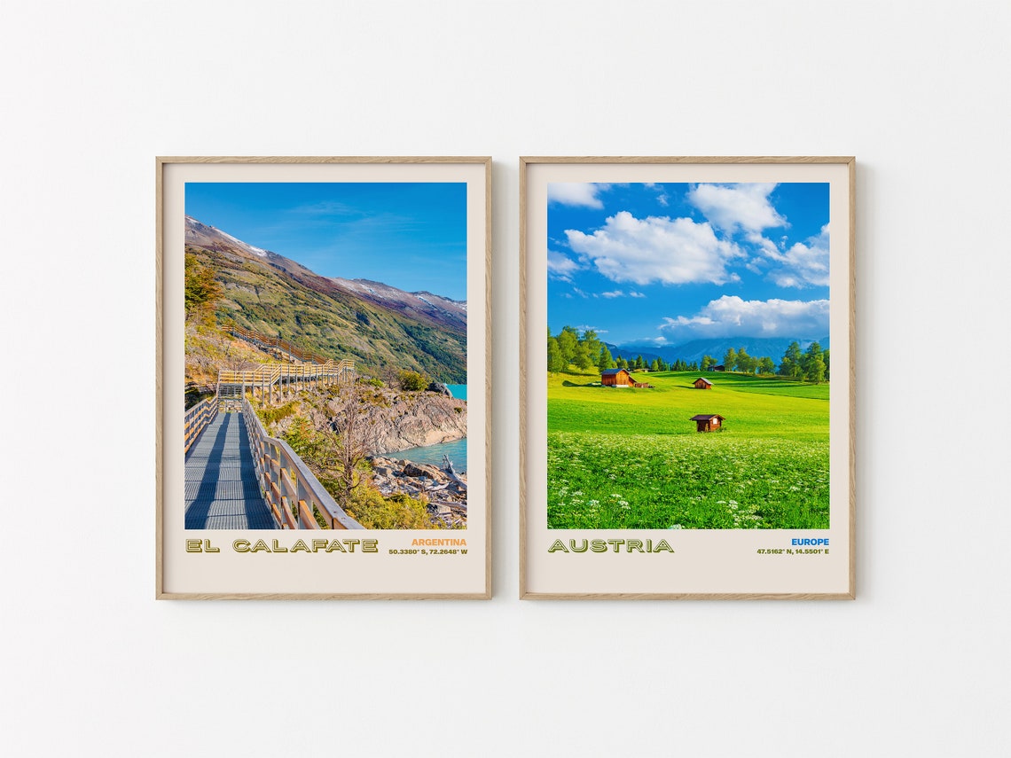 El Calafate Travel Poster El Calafate Print El Calafate Photo Print El Calafate Wall Decor El Calafate Travel Art El Calafate 5 - Image 2
