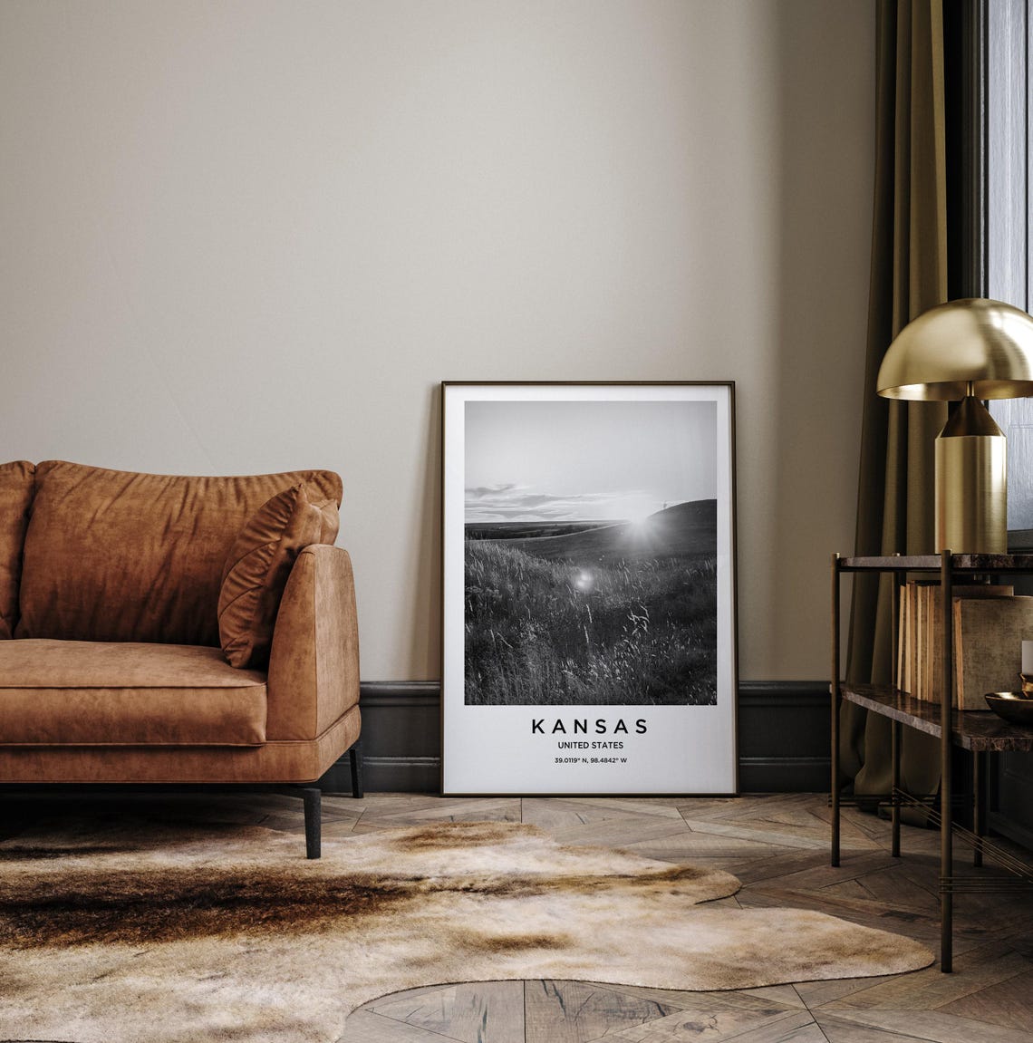 Kansas Art Kansas Print Kansas Poster Kansas Art Kansas Photo Kansas Map Kansas Painting Kansas Travel - Image 3