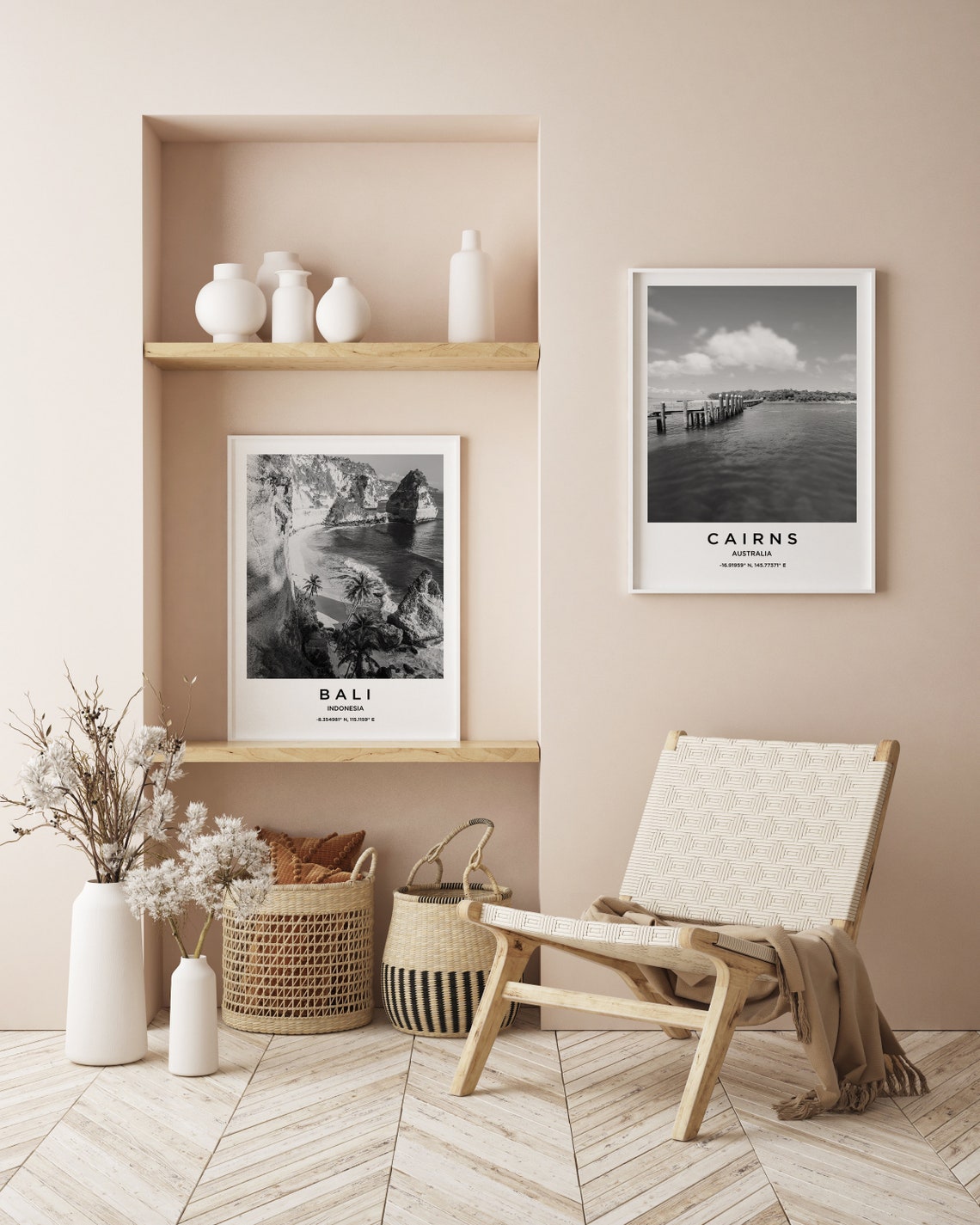Cairns Travel Poster Cairns Print Cairns Photo Print Black And White Photography Monochrome Travel Photography Australia Wall Decor - Image 3