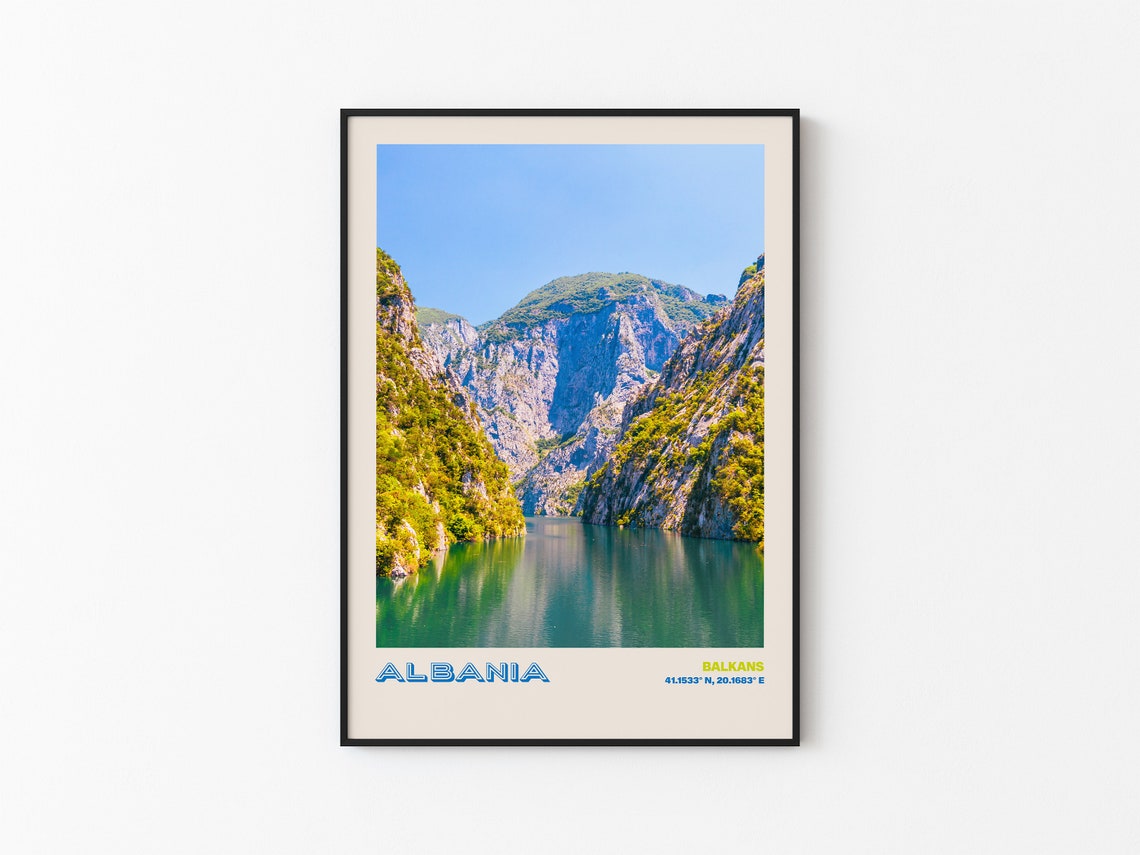 Albania Travel Poster Albania Print Albania Photo Print Albania Wall Decor Albania Travel Art Albania Albania Picture Albania 5 - Image 2