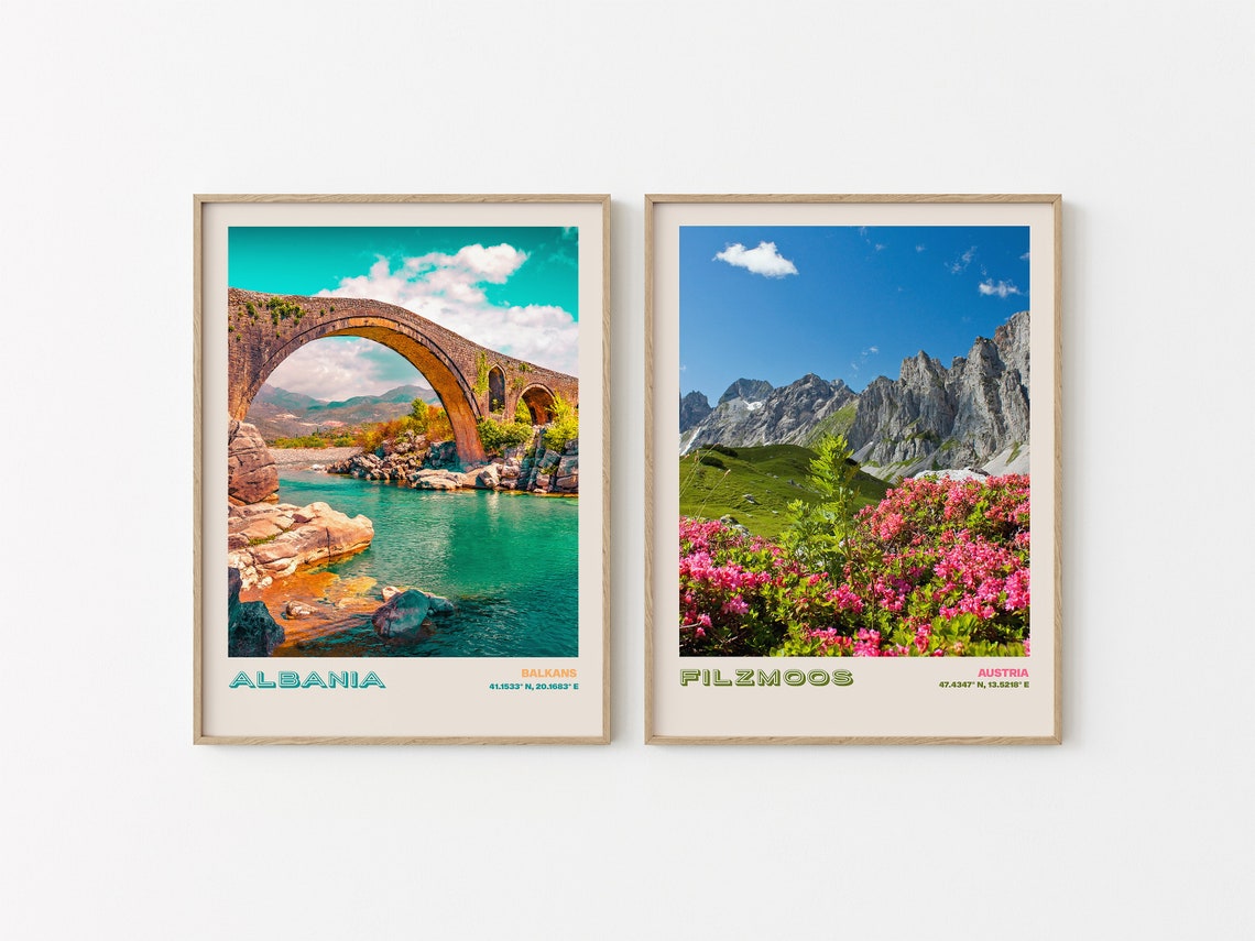 Albania Travel Poster Albania Print Albania Photo Print Albania Wall Decor Albania Travel Art Albania Albania Picture Albania 8 - Image 2