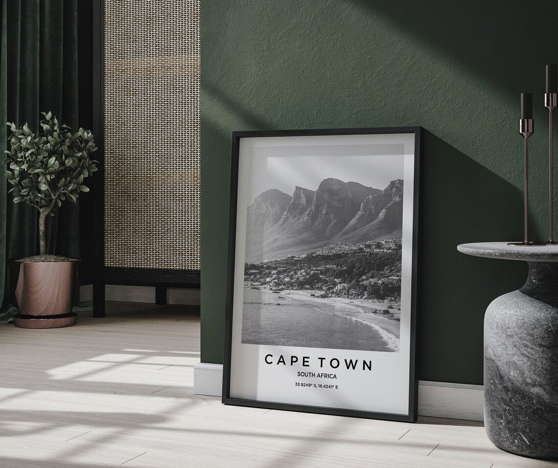 Cape Town Travel Poster, Travel Art Print - Image 2