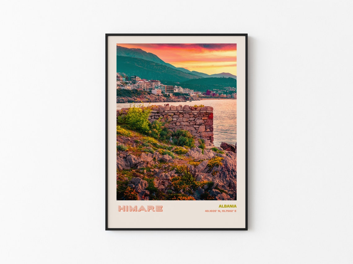 Himare Travel Poster Himare Print Himare Photo Print Himare Wall Decor Himare Travel Art Himare Himare Picture Himare 1 - Image 3