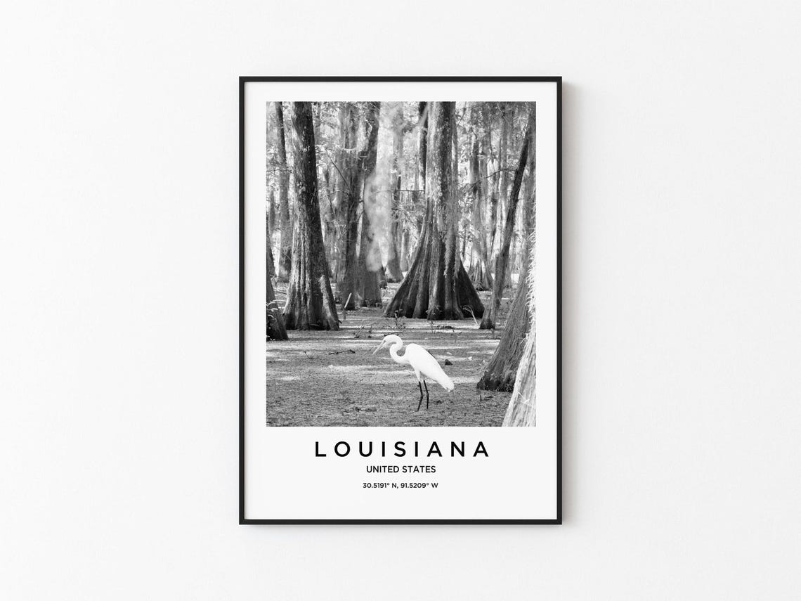 Louisiana Travel Poster