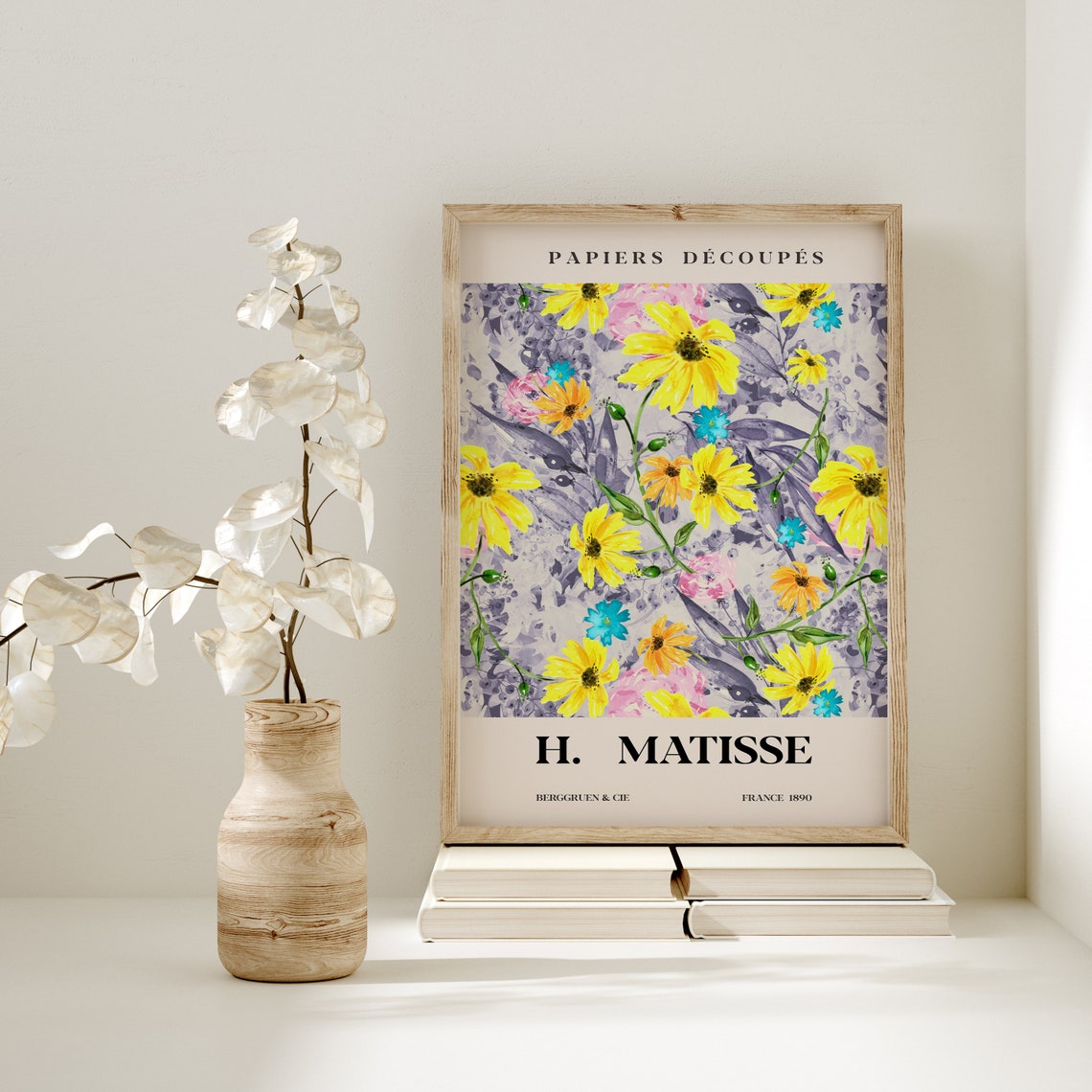Henri Matisse Papiers Decoupes Yellow Daisy Flower Poster Art - Image 2