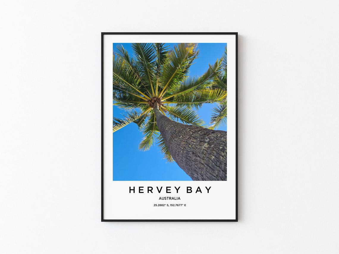 Hervey Bay Art Hervey Bay Print Hervey Bay Poster Hervey Bay Art Hervey Bay Photo Hervey Bay Map Hervey Bay Painting Hervey Bay Travel