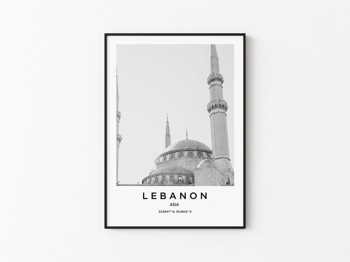 Lebanon Travel Poster