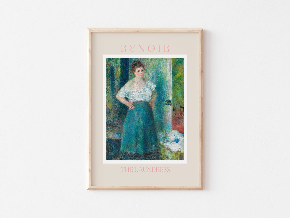Renoir Poster August Renoir Print Renoir Wall Art Renoir Picture Renoir Monet Print Vintage Renoir Art Renoir The Laundress - Image 3