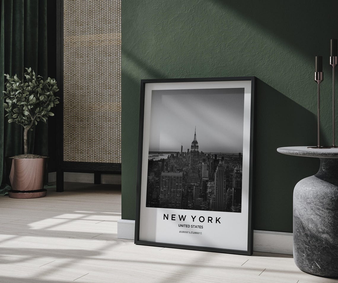 New York Travel Poster, New York Map - Image 2