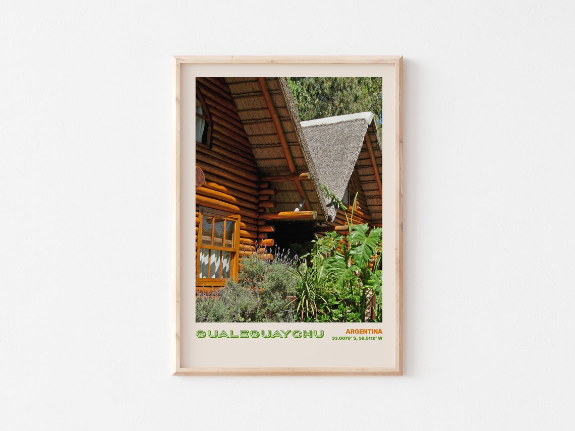 Gualeguaychu Travel Poster Gualeguaychu Print Gualeguaychu Photo Print Gualeguaychu Travel Art Argentina Picture Gualeguaychu 3 - Image 3