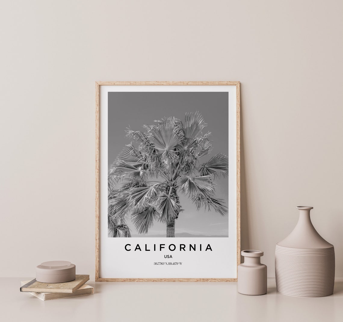 California Travel Poster California Print California Photo Print Black And White Photography Monochrome Travel Photography America - Image 3