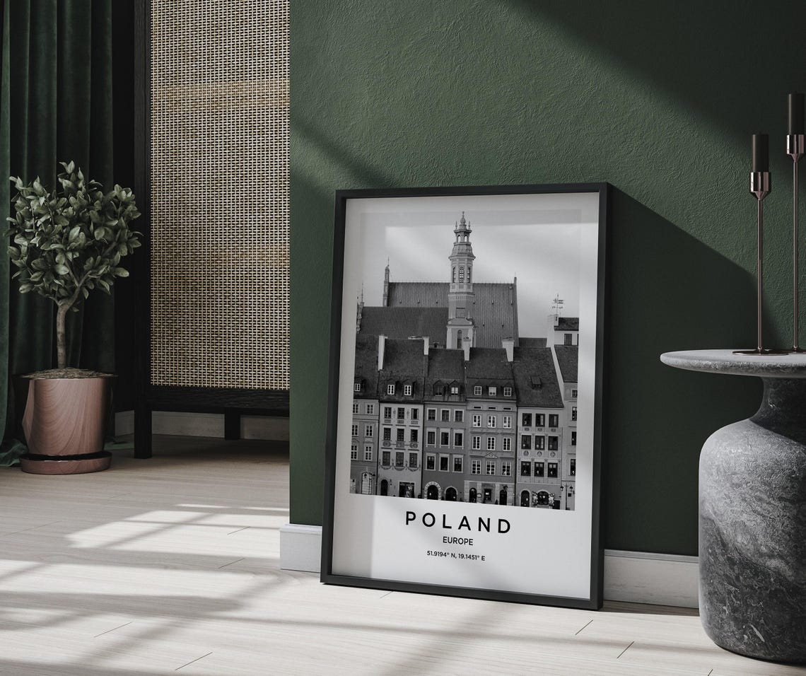 Poland Travel Poster, Map Artwork - Image 2