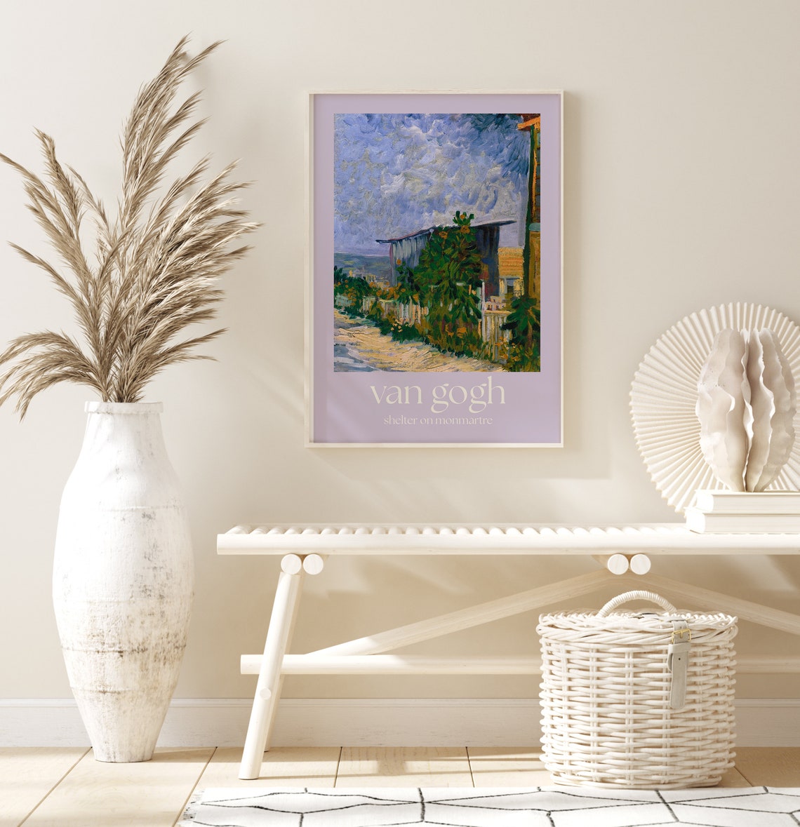 Van Gogh Shelter on Montmartre Impressionist Garden Art Poster - Image 3