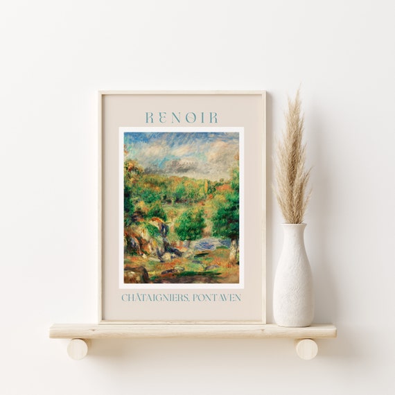 Renoir Poster August Renoir Print Renoir Wall Art Renoir Picture Renoir Monet Print Vintage Renoir Art Renoir Chataigniers Pontaven