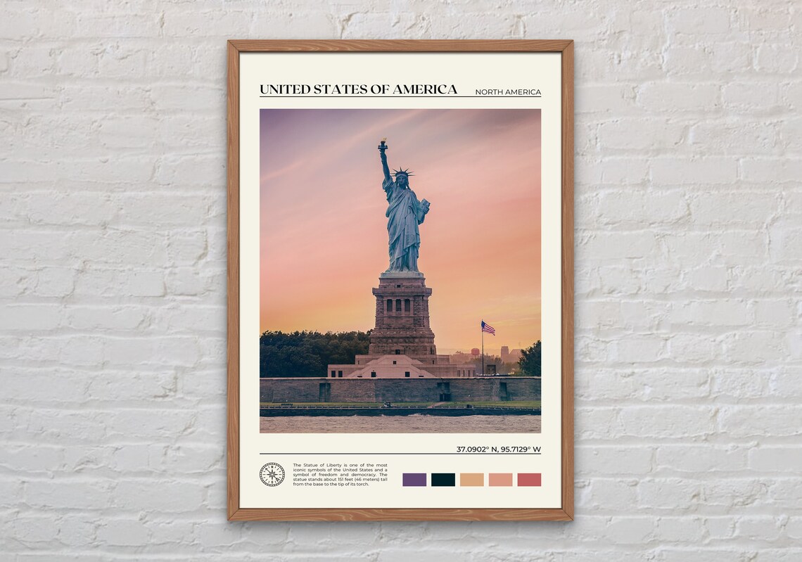 United States Of America Photo Art Print