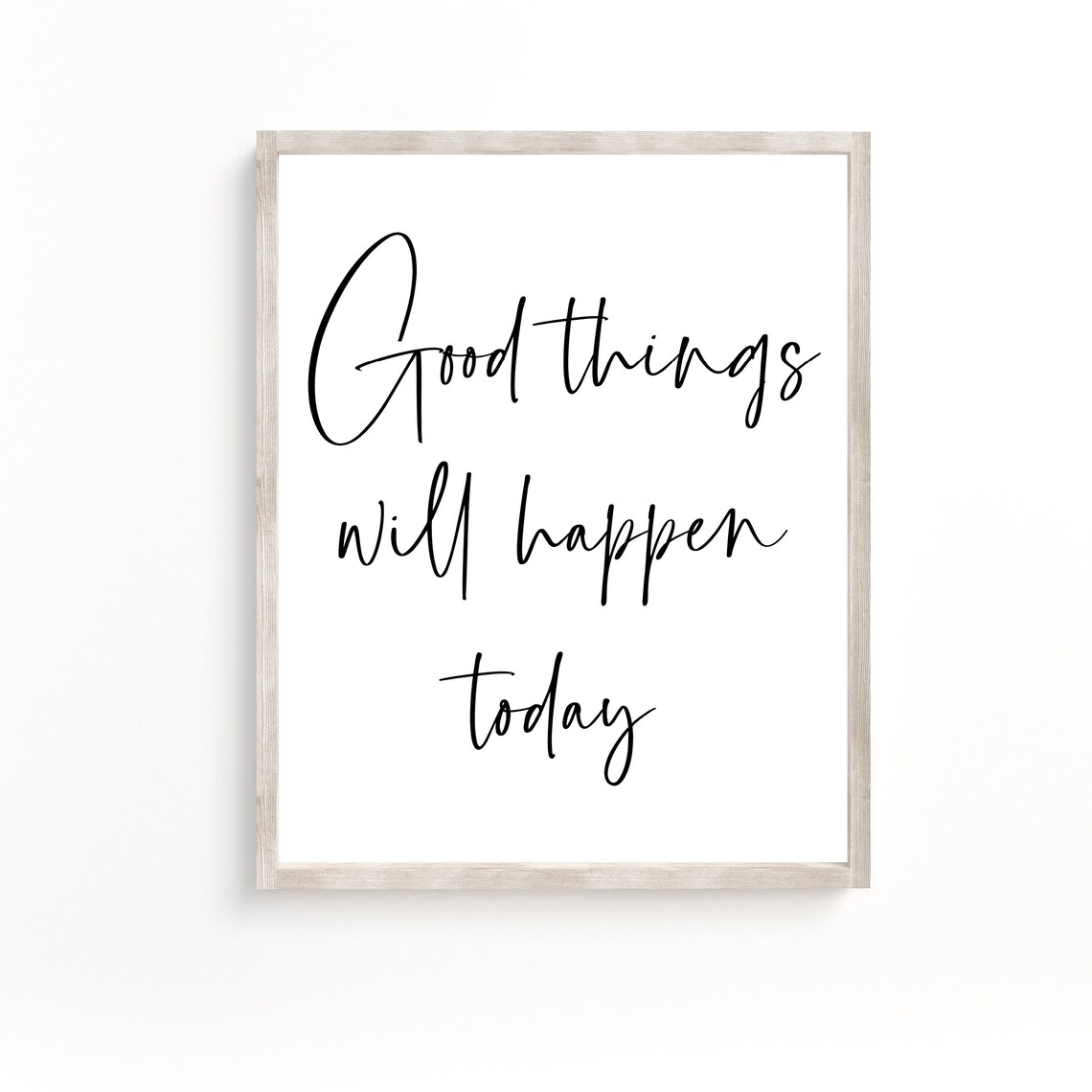 Inspirational Motivational Quote Farmhouse Wall Art Print