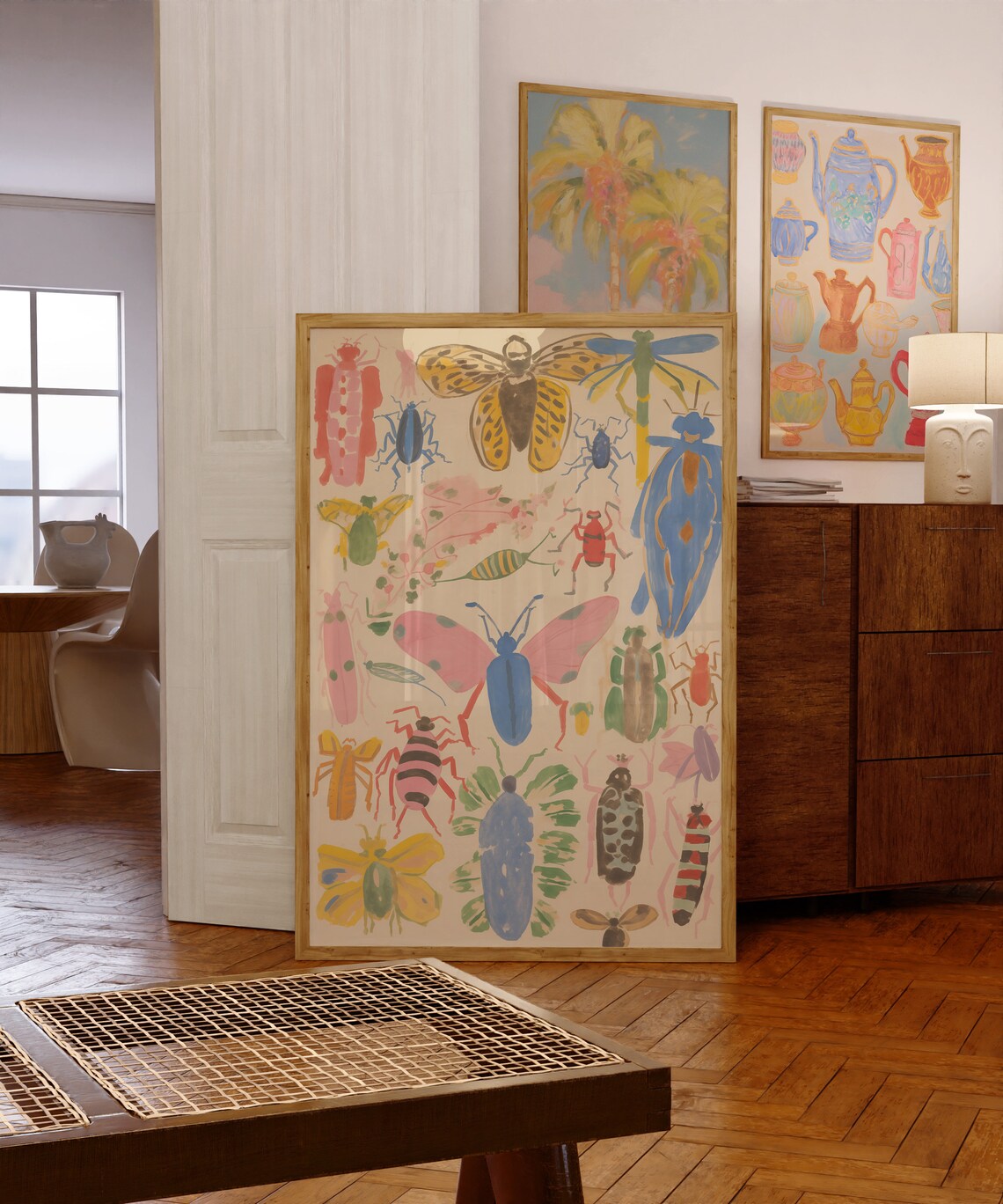 Cottagecore Insect Prints, Farmhouse Wall Art - Image 2