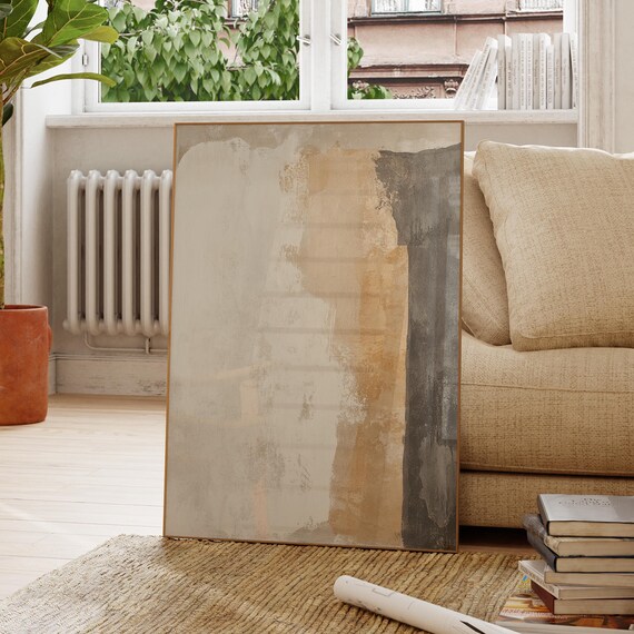 Mediterranean Inspired Wall Art Modern Posters For Home Decor Abstract Living Room Gift Lovers Neutral Tones