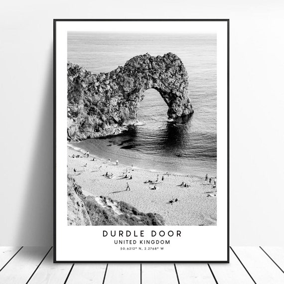 Durdle Door Jurassic Coast Minimalist Wall Art Print