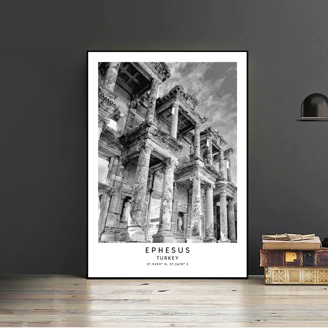 Ephesus Ancient City Minimalist Travel Poster - Image 2