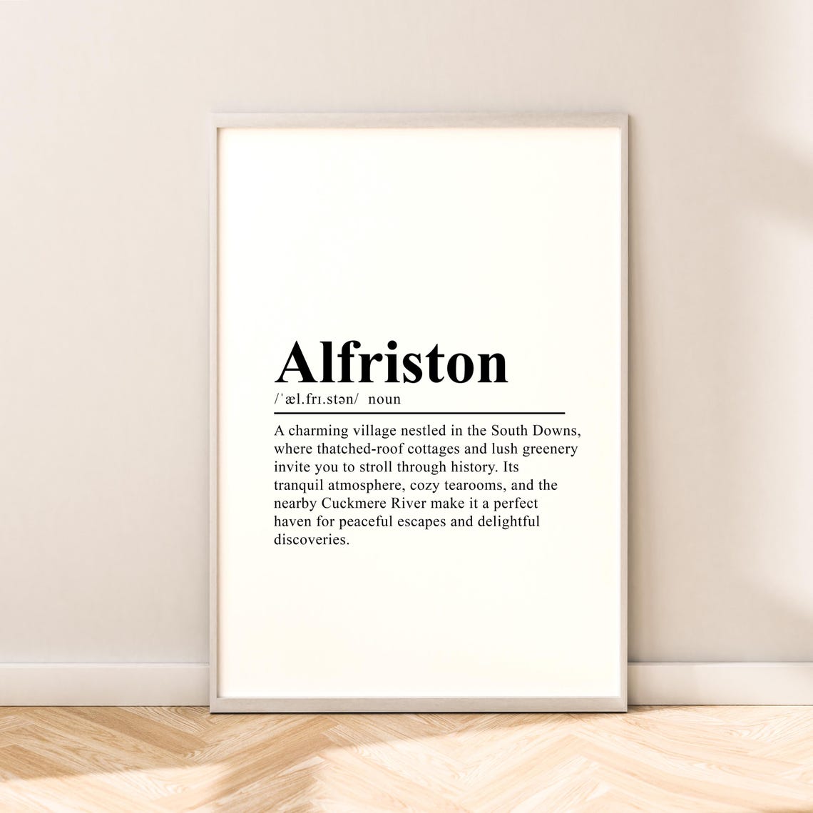 Alfriston Travel Print Alfriston Wall Poster Alfriston Print Alfriston Wall Art Alfriston Poster Minimalist Alfriston Sussex Wall Print