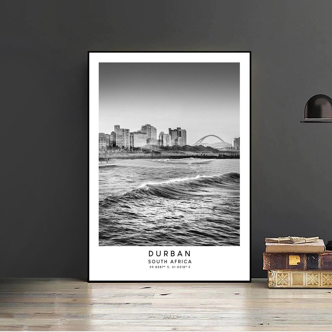 Durban Minimalist Travel Poster, South Africa - Image 2
