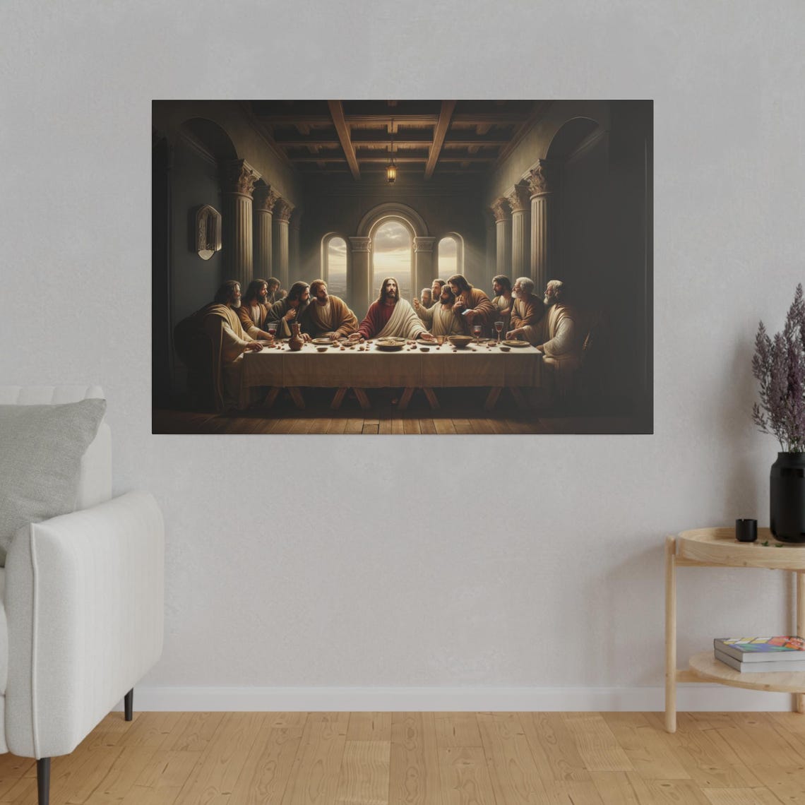 Sacred Last Supper Of Jesus And The Disciples Biblical Poster - Image 4