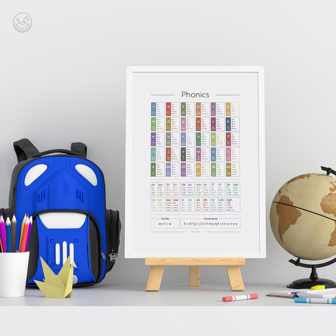 Phonics Graphemes Digraphs Chart Educational Kids Reading Poster - Image 4