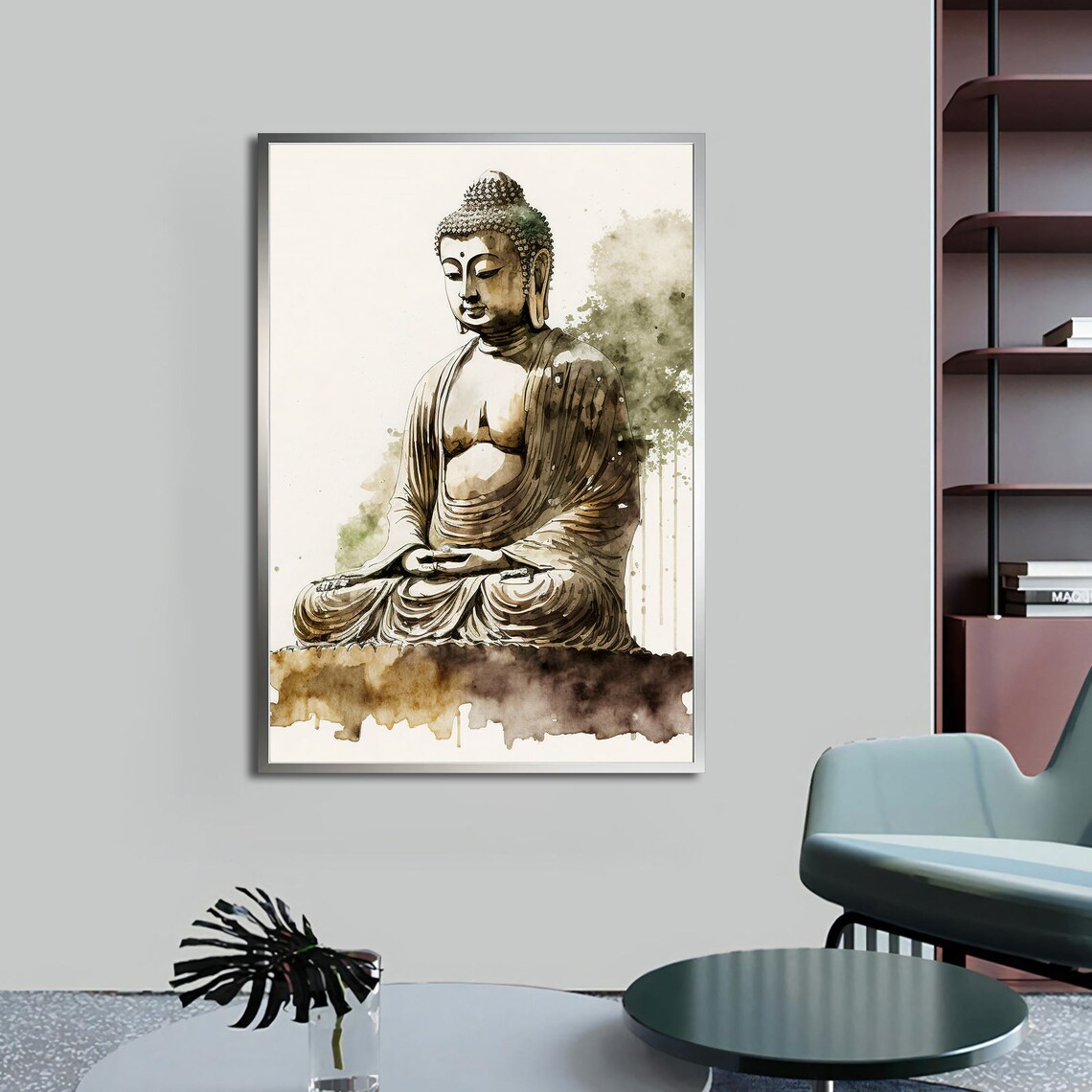 Buddha Meditation Wall Decor, Modern Decor Ideas - Image 5