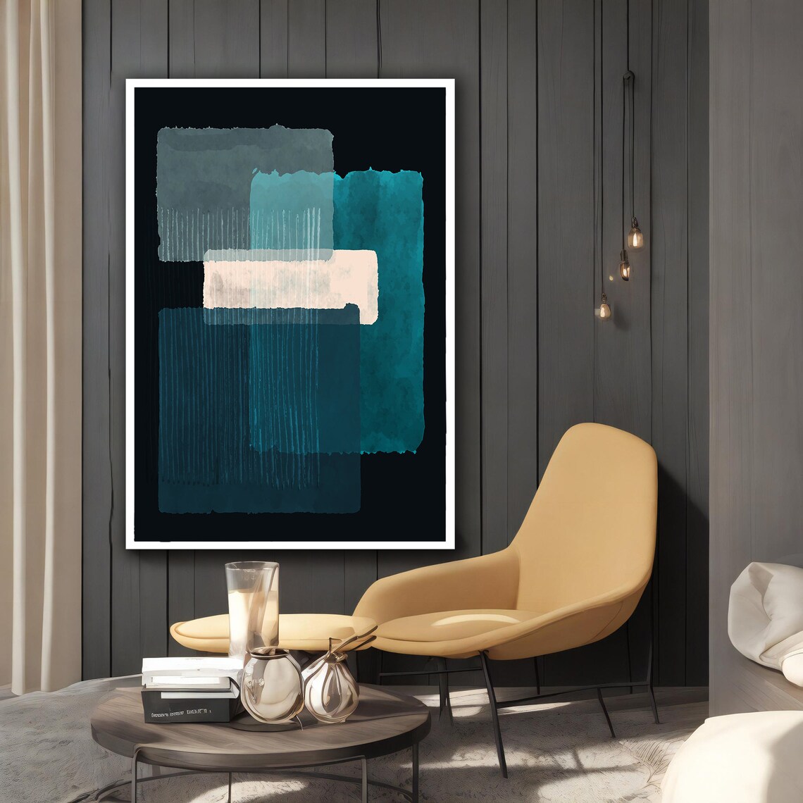 Mark Rothko-Inspired Abstract Art Print, Modern Minimal - Image 2