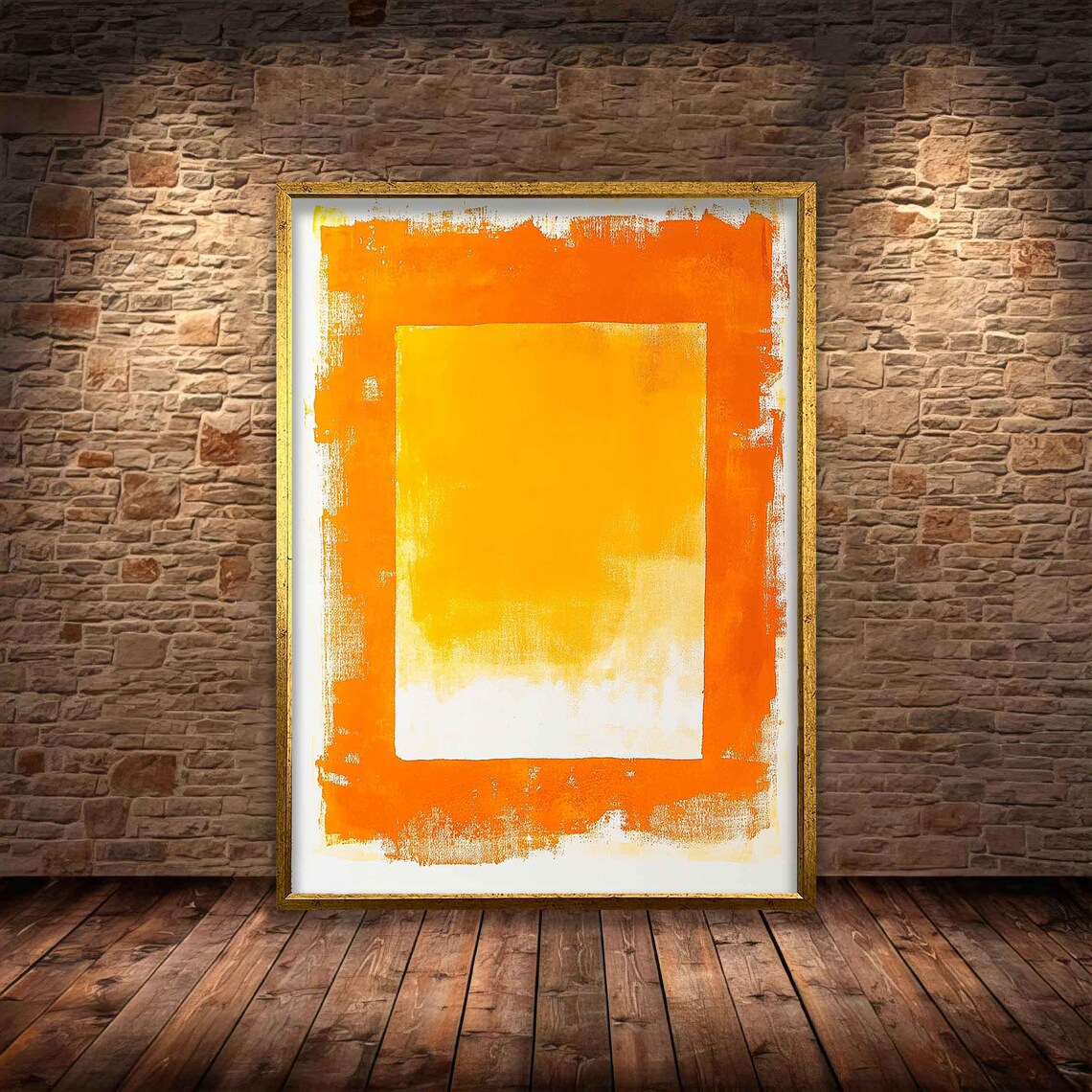 Yellow Orange Mark Rothko Expressionism Art Reproduction - Image 3
