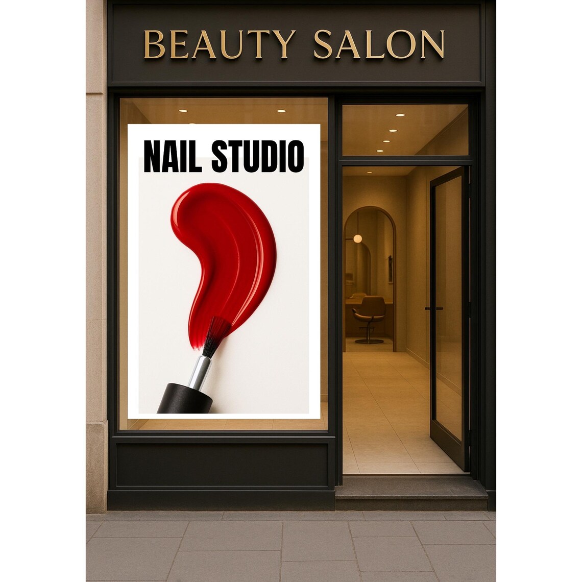 Beauty Salon Luxury Studio Decor, Fashion Poster