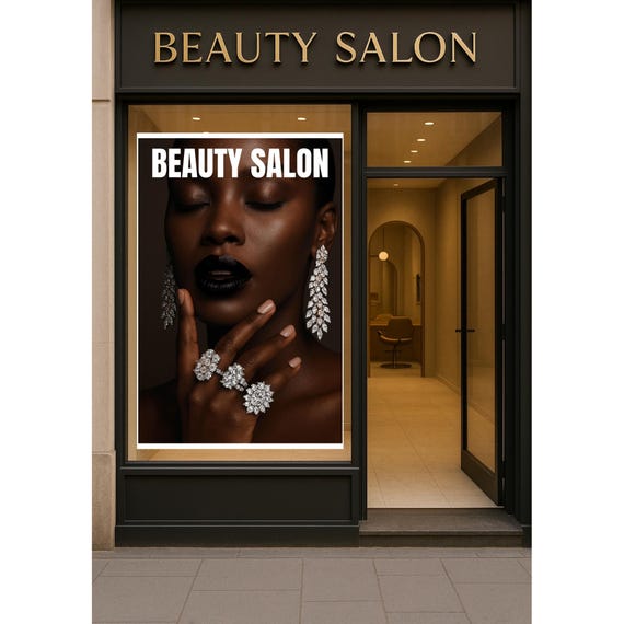Professional Beauty Salon Poster Inspired Feminine Wall Art Nail Artluxury Studio Decor Fashion Printfemale Print