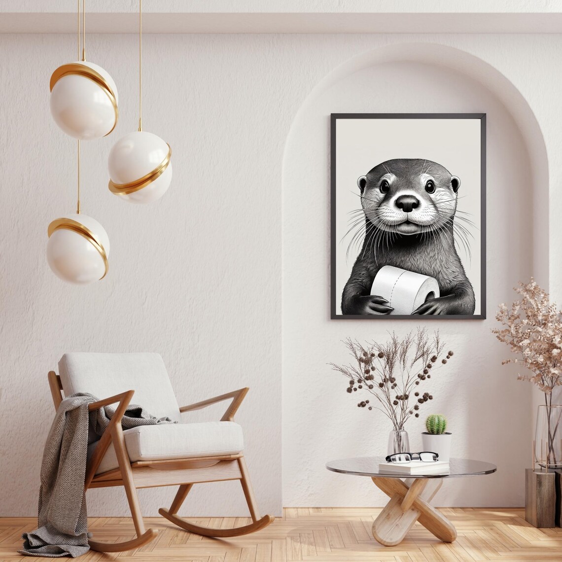 Cute Bathroom Otter - Animal Lover Decor - Image 2