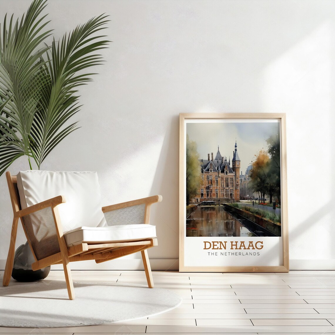 Den Haag Watercolor Art Print - Image 2