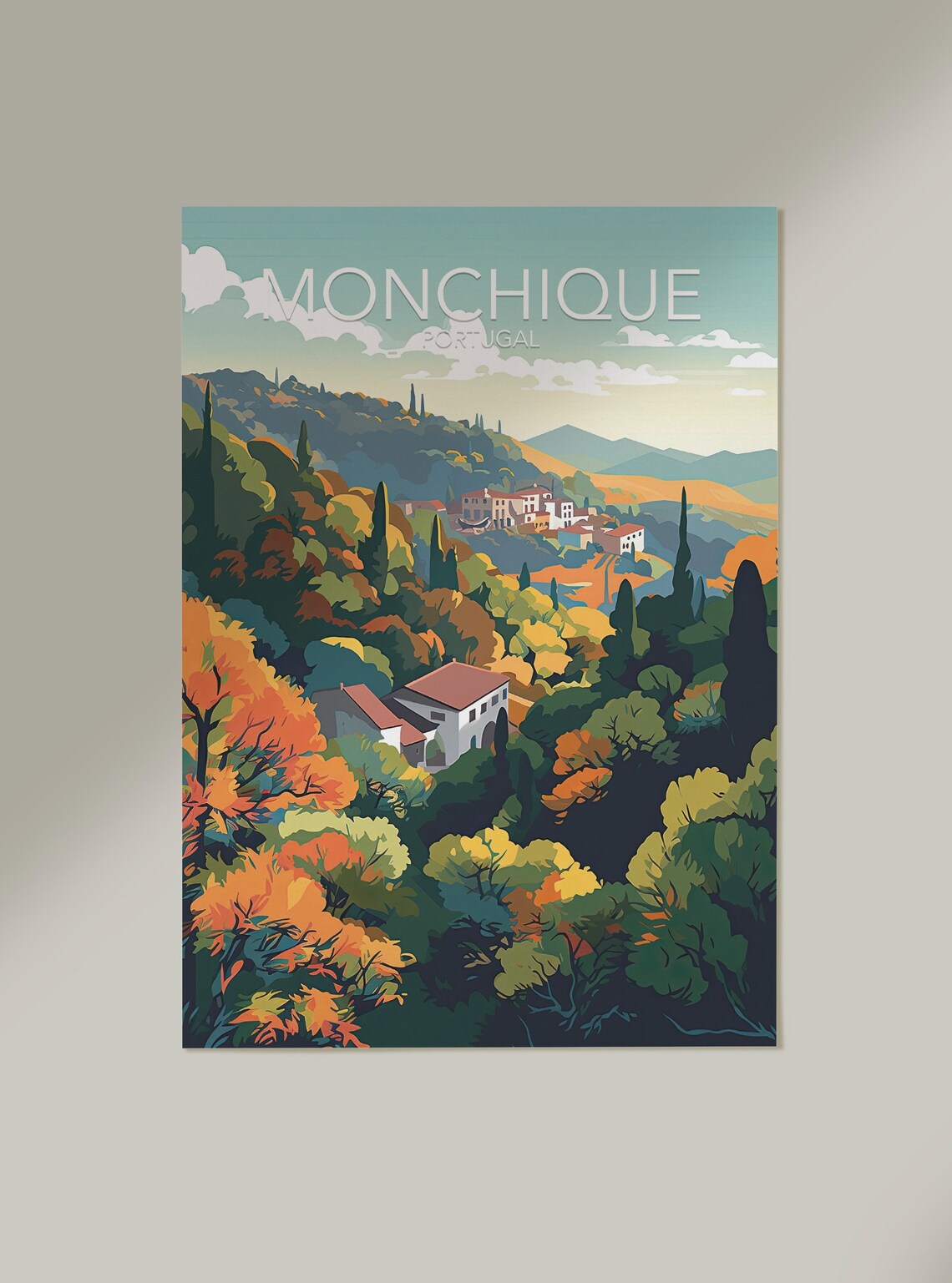 Monchique Modern Poster Print - Image 2