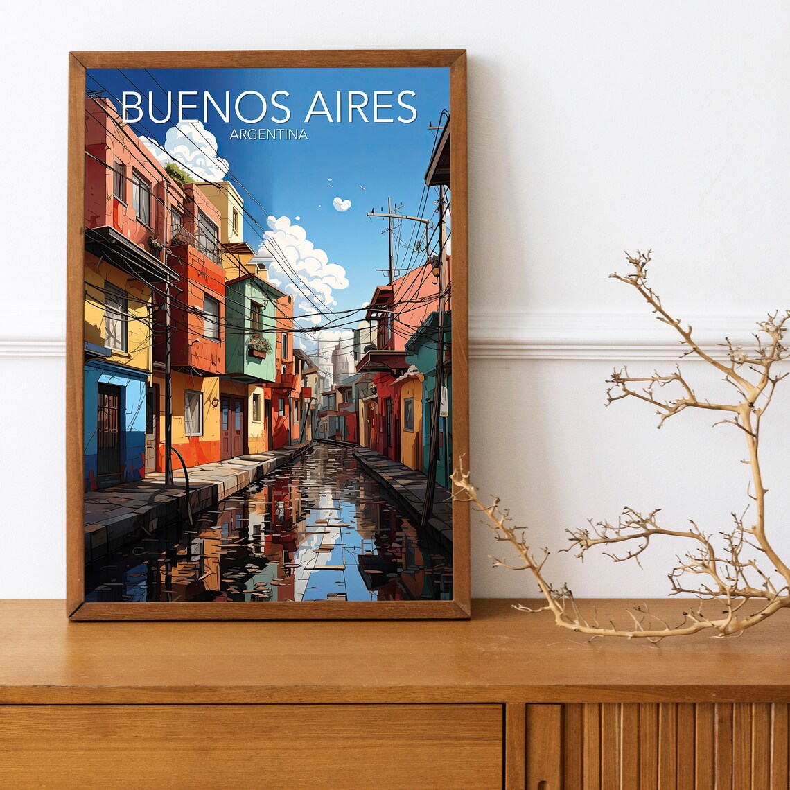 La Boca Buenos Aires Art Print, Modern Poster - Image 3