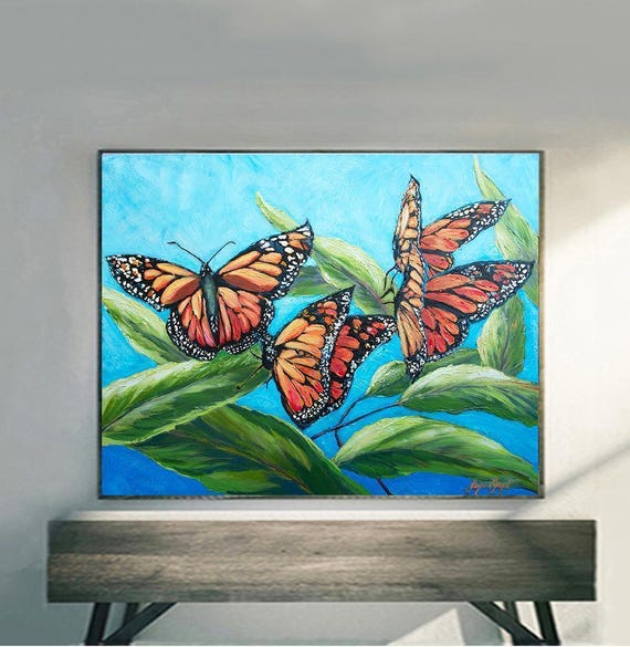 Monarch Butterfly Wall Prints On Fine Art Paper Gallery Wrap And Gallery Wrap In Float Frame Butterfly Art Butterfly Prints