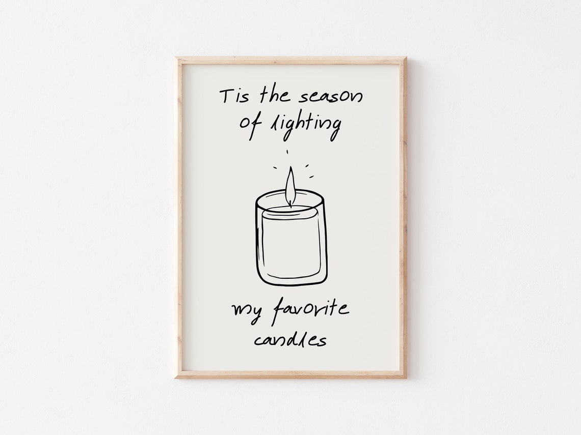 Cozy Season Print Retro Autumn Printables Wall Art Neutral Fall Art Print Trendy Autumn Prints Minimalist Fall Decor - Image 2