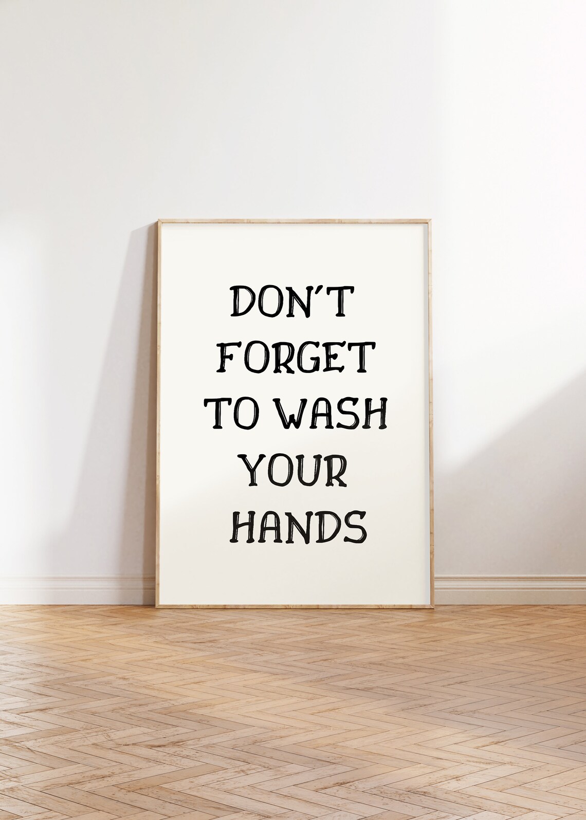Wash Your Hands Vintage Bathroom Poster, Retro Humor - Image 5