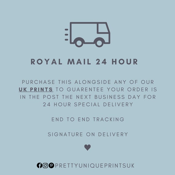 After Purchase Next Day Special Delivery Art Print