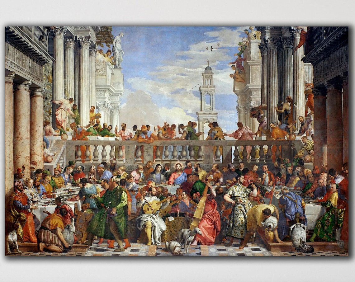 Paolo Veronese's Wedding At Cana, Biblical Art Print